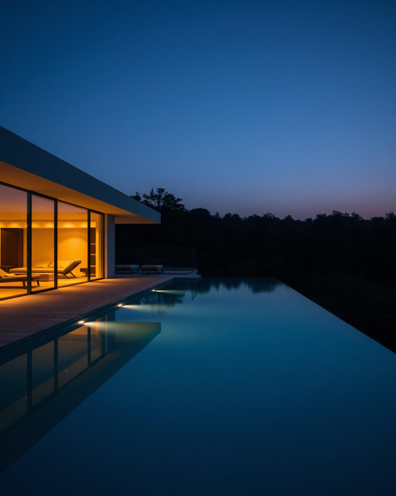 Private infinity pools